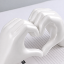 Heart Hands Sculpture