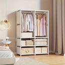 2 Column Wardrobe - White